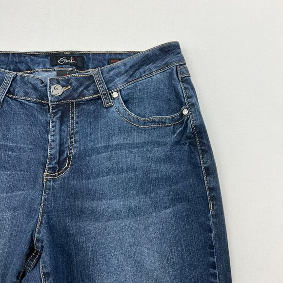 Earl Jeans Womens Straight Leg Jeans Embellished Rhinestone Size 10 - Picture 4 of 10